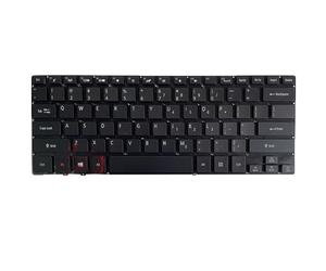 Teclado sin retroiluminación para portátil para Acer para Swift 7 SF714-52T SF714-52T-598Y SF714-52T-714H SF714-52T-748F SF714-52T-75R6 SF714-52T-76MR (inglés Estadounidense, Negro).