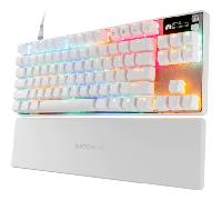 teclado steelseries apex pro tkl gen 3 blanco (usa) (64898)
