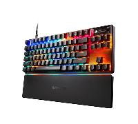 SteelSeries Apex Pro TKL Gen 3 - Teclado Mecanico Gaming - HyperMagnetic Interruptores OmniPoint 3.0 - Accionamiento Ajustable - Rapid Trigger - Preajustes - Rapid Tap - RGB - OLED - US QWERTY