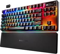 Steelseries Apex Pro TKL Wireless Gen 3 - Teclado Mecanico Inalambrico - HyperMagnetic Interruptores OmniPoint 3.0 - Accionamiento Ajustable - Rapid Trigger - Preajustes - Rapid Tap - OLED - US QWERTY