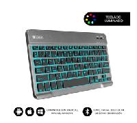 Subblim Smart Backlit Bluetooth Gris - Teclado