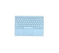 Teclado Táctil Inalámbrico Multicolor para Teléfono, Tableta, PC, Ratón de Teclado Magnético Recargable Ultrafino para iPad Air para Huawei Samsung (Blue)
