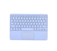 Teclado Táctil Inalámbrico Multicolor para Teléfono, Tableta, PC, Ratón de Teclado Magnético Recargable Ultrafino para iPad Air para Huawei Samsung (Purple)