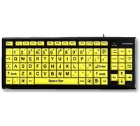 TECLADO, TECLAS AMARILLAS, CAJA SUPERIOR KYB-MON2VIS-UCUH (ACCURATUS) Cantida...
