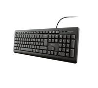 TRUST Primo Teclado USB QWERTY Inglã‰S DE EE. UU. Negro