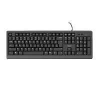 TECLADO TRUST PRIMO USB TAMAÑO COMPLETO TECLAS SILENCIOSAS RESISTENTE A VERTIDOS COLOR NEGRO 23883