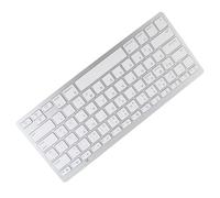 Teclado Ultradelgado, Teclado Inalámbrico con Absorción de Impactos de Escritura Eficiente para PC (Diseño QWETZ alemán)