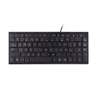 UNYKAch - KB 302 Mini teclado Oficina USB QWERTY Negro