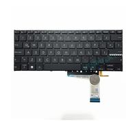 Teclado US/RU/Latin, Compatible con ASUS, Vivobook, X1404, X1404ZA, X1404VA, S1404ZA, S1404Z, S1404VA, S1404V, A1404, F1404, M1404(Hebrew Backlit)