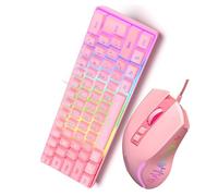 Teclado USB compacto y paquete, escritura silenciosa y precisa multiplataforma, ergonómica, configuración de controlador automático, kits de teclados con cables de precisión