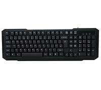 Teclado USB / PS2 Combo, negro, conector de computadora Ps/2, USB, método de conexión con cable, color de teclado negro, tamaño de teclado estándar, diseño de teclado Qwerty