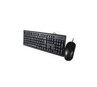 Teclado y ratón - Conjunto con conexión por Cable, diseño ergonómico, múltiples Funciones, Ideal para PC y Gaming. Compatible y fácil de Usar.*