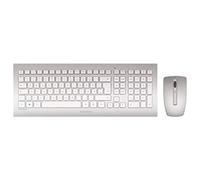 Teclado y ratón - Conjunto inalámbrico con conexión USB, diseño ergonómico, Teclas silenciosas y batería de Larga duración