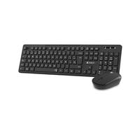 Teclado y ratón - Conjunto inalámbrico silencioso en Color Negro, diseño Slim, 2.4 GHz, Ideal para Oficina, ergonomía Mejorada y fácil manejo.*