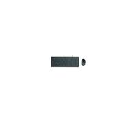 HP 150 Teclado y Ratón con Cable - (1600 PPP, Indicadores LED, Puerto USB-A, 12 Teclas de Atajos, Windows 10, Windows 11) QWERTY Español, Color Negro