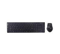 Teclado y ratón inalámbrico - Conjunto Que Incluye Teclado y ratón óptico, conexión Wireless, diseño ergonómico y fácil instalación.*