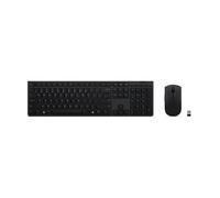 Teclado y ratón inalámbrico lenovo slim combo ii es mc00011728 negro qwerty español