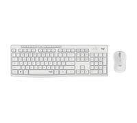 Logitech MK295 Combo de Ratón y Teclado Inalámbricos, Disposición QWERTZ Alemán, Blanco