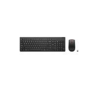 Teclado y ratón inalámbricos - LENOVO - Essential Gen2 - Negro - Receptor nano USB 2.4 GHz - 1600 DPI