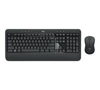 Logitech 920-008680 teclado Ratón incluido Universal USB QWERTY Español Negro, Blanco