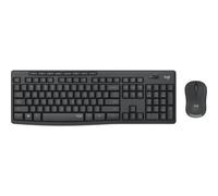 Teclado y Ratón Inalámbricos Logitech Silent Touch MK295/ Grafito