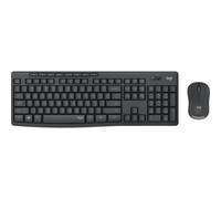 Teclado y Ratón Inalámbricos Logitech Silent Touch MK295/ Grafito