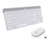 Logitech MK470 teclado Ratón incluido Oficina RF inalámbrico Español Blanco