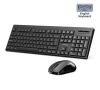Teclado y Ratón Inalámbricos Vention Combo KTZB0-EN/ Inglés