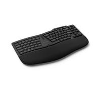 Kensington K75491ES - Teclado TKL Pro Fit Ergo KB675 EQ Recargable Inalámbrico 2.4GHz, Bluetooth, Compatible con Windows y macOS, Compuesto por un 45% de Plástico Reciclado Posconsumo