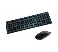 L-LINK Pack Teclado y Ratón para PC | Puerto de conexión Slim, USB, 1200 dpi | Compatible con Windows 7/10/11 | Diseño Elegante en Negro