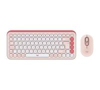 Teclado Y Ratón Logitech 920 013117 POP Icon Combo Rosa Y Off White