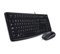 Teclado + mouse logitech mk120 optico usb 2.0 negro