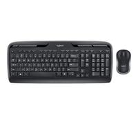 Teclado y ratón Logitech MK330 inalámbrico negro inglés internacional