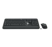 Logitech 920-008680 teclado Ratón incluido Universal USB QWERTY Español Negro, Blanco