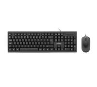 TECLADO + MOUSE NILOX NXKME000005 USB BLACK