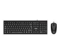 Teclado y Ratón Nilox NXKME0011 Negro QWERTY Español