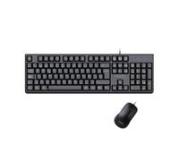 Approx Teclado y ratón MX245 USB 2.0 Teclado membrana, ratón óptico, Negro