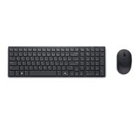 Teclado y ratón silenciadores Dell KM555 - Conjunto inalámbrico con Teclado AZERTY, clics y pulsaciones silenciosas