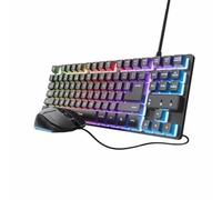 Teclado Gaming Trust GXT 798 Thado Mecánico Tenkeyless RGB + Ratón Felox 6400DPI Negro