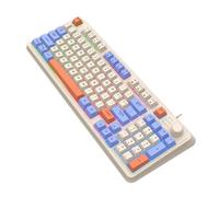 Teclados de iluminación ambiental para PC - Teclado digital compacto de 94 teclas, teclado con cable RGB de 15,55 x 6,02 x 1,3 pulgadas | Teclado con cable K82 de diseño humanizado, teclados