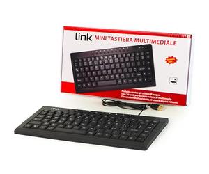 Teclados Marca Link Modelo Link Mini TASTIERA Multimedia USB