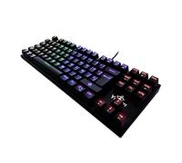 Teclados mecánicos Gaming RGB, Modelos Spark, Frare, Akil, Asward, con Distintos Colores de Switch, Modelos con Cable e inalámbricos, Multimedia, reposamuñecas. (Teclado Spark Switch Rojo 87 Teclas)