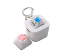 Teclados mecánicos recargables, probador de ejes de teclas, llavero de descompresión RGB, interruptores colgantes, pruebas, desarrollo de programación de juguetes