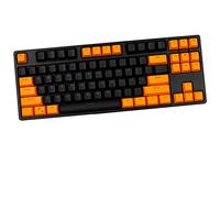 Teclas, 87 Teclas PBT Teclas Teclado Mecánico Teclas Teclas Teclas de Juego de Color Transparente Palabra retroiluminada Doble para Teclado de diseño de EE. UU. para Cherry MX (Solo se Venden Teclas)