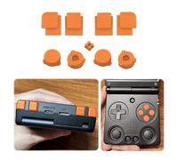 Teclas ABXY para Anbernic RG 34XXSP, Teclas de Dirección, Diseño Plano (Naranja)