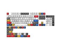 Teclas de 136 teclas de 10 mm de altura, interruptores MX de 10 mm, diseños minimalistas para teclados mecánicos, teclado mecánico ergonómico y duradero