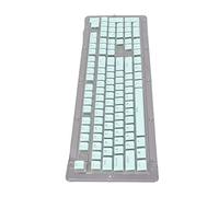 Teclas de ABS, 108 Teclas Teclas de Sublimación de Tinte, Teclas Personalizadas de Transmisión de Luz de Dos Colores de Doble Capa para 61 87 104 108 Teclas Teclado Mecánico (Azul)