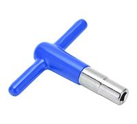 Teclas de Afinador de Tambor, en T de Metal, Operación Fácil, Afinador de Tambor de 4 Piezas para Reparación sin Complicaciones del Baterista (Azul)