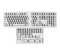 Teclas de altura original en blanco y negro con resistencia a la decoloración que mejora la escritura mecánica del teclado