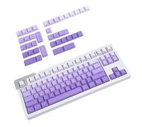 Teclas de color de sublimación de calor, 125 piezas para teclado mecánico, reemplazo de teclas de personalización
